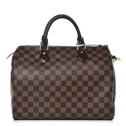 Louis Vuitton Damier Ebene Speedy 30 1 of 12