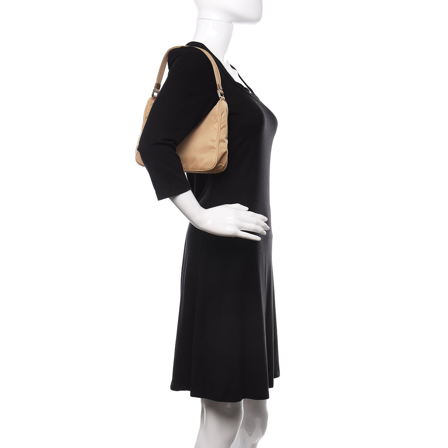 Prada Tessuto Nylon Sport Shoulder Bag Sabbia 2 of 11