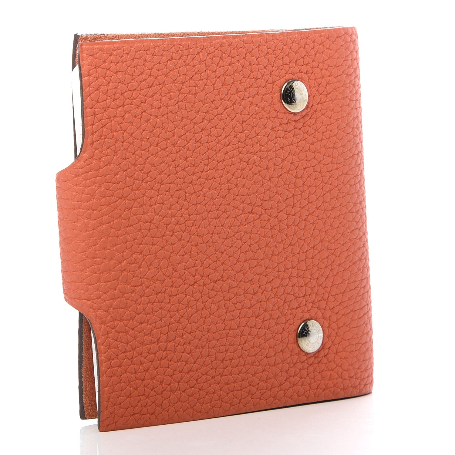 Hermes Togo Ulysse Mini Notebook Orange 3 of 7