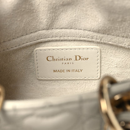 Christian Dior Lambskin Cannage Dioramour Micro Lady D-Joy Latte 6 of 16