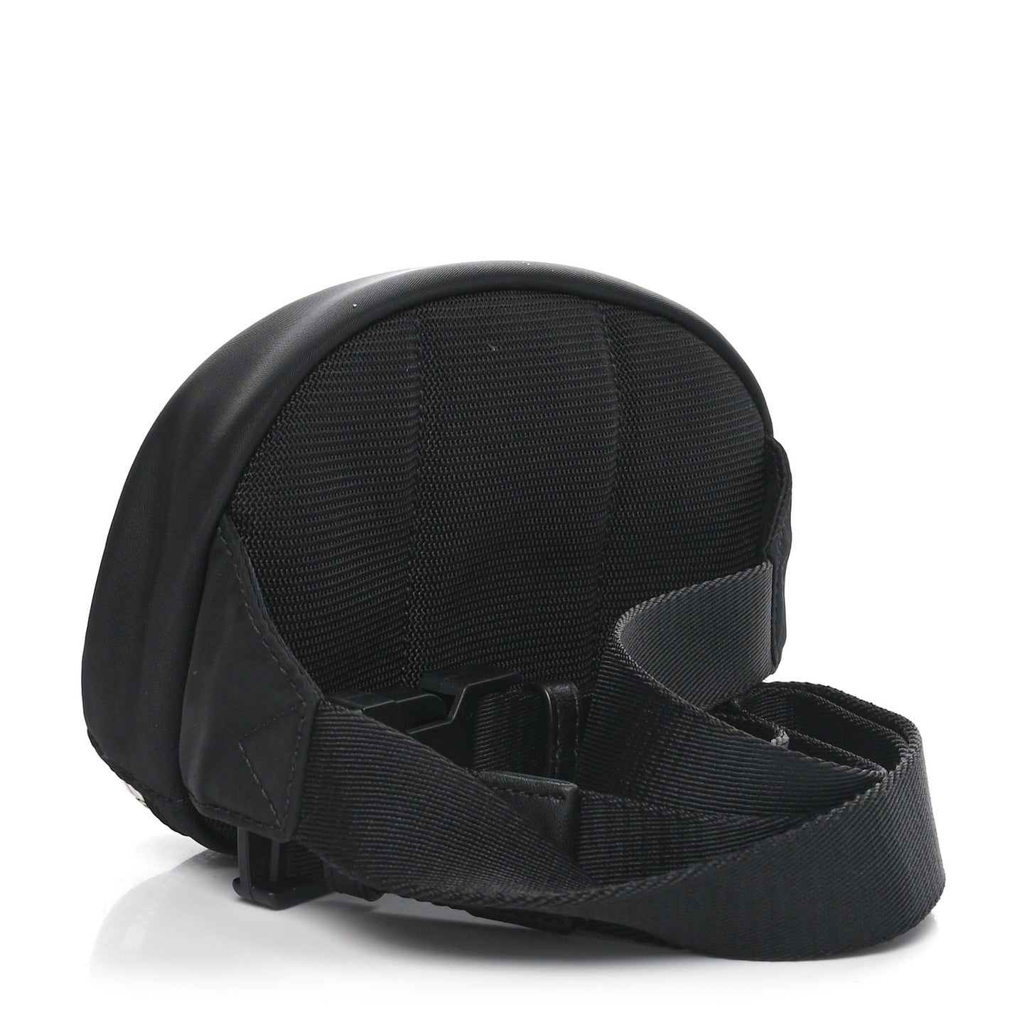 Econyl Logo Print Small Cannon Bum Bag Black