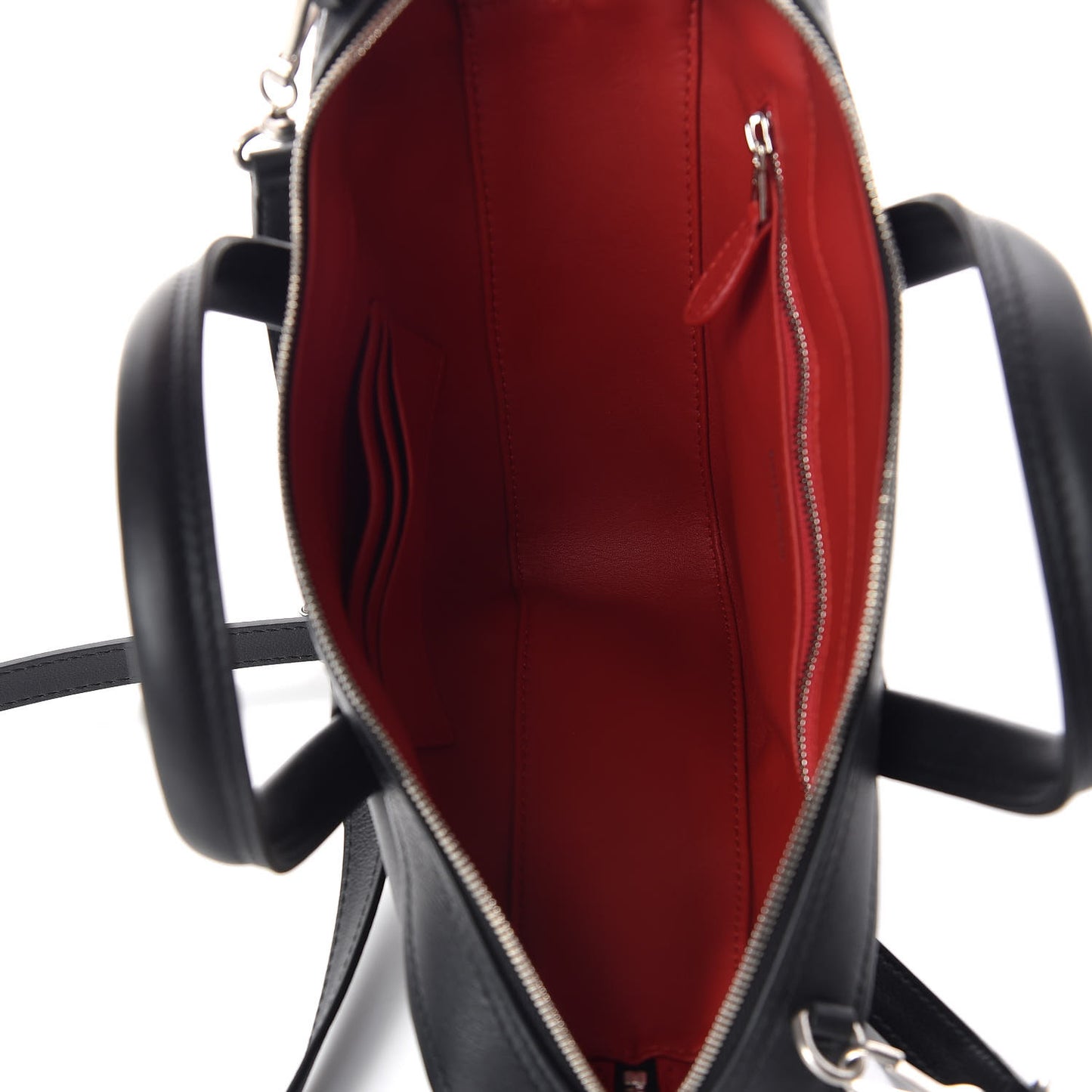 Calfskin XS Triangle Duffle Black
