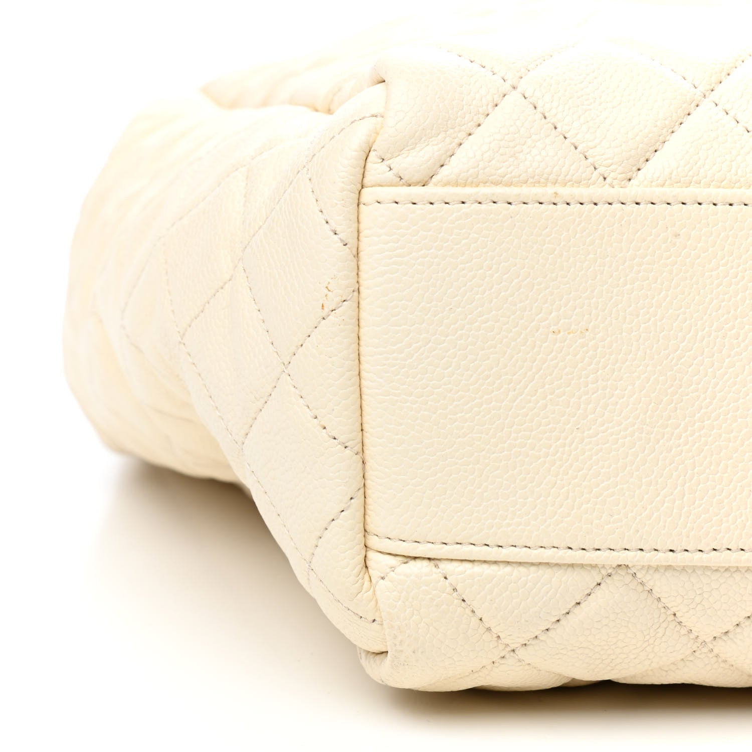 Chanel Caviar Ombre Large Shopping Tote White Rose 9 of 10