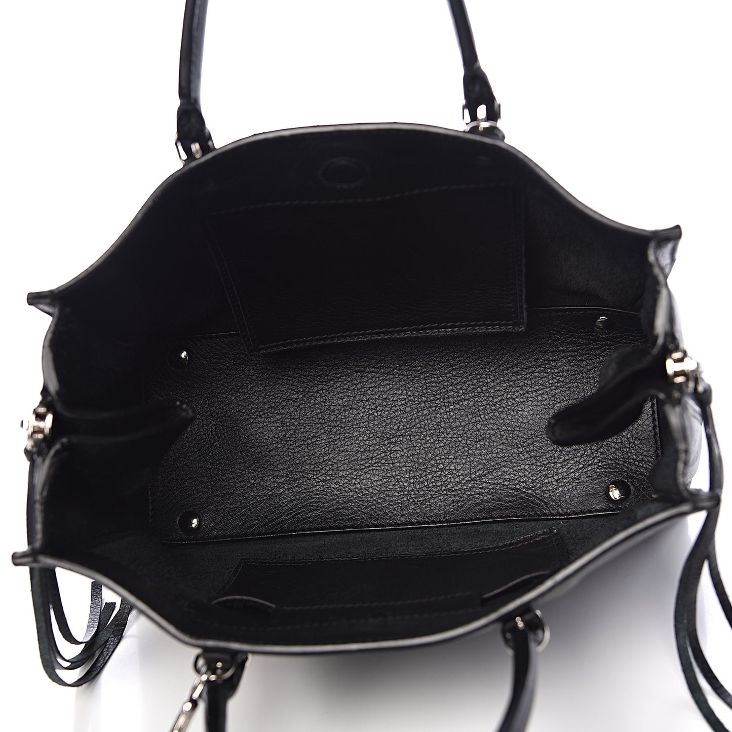 Veau Papier A6 Zip Around Tote Black