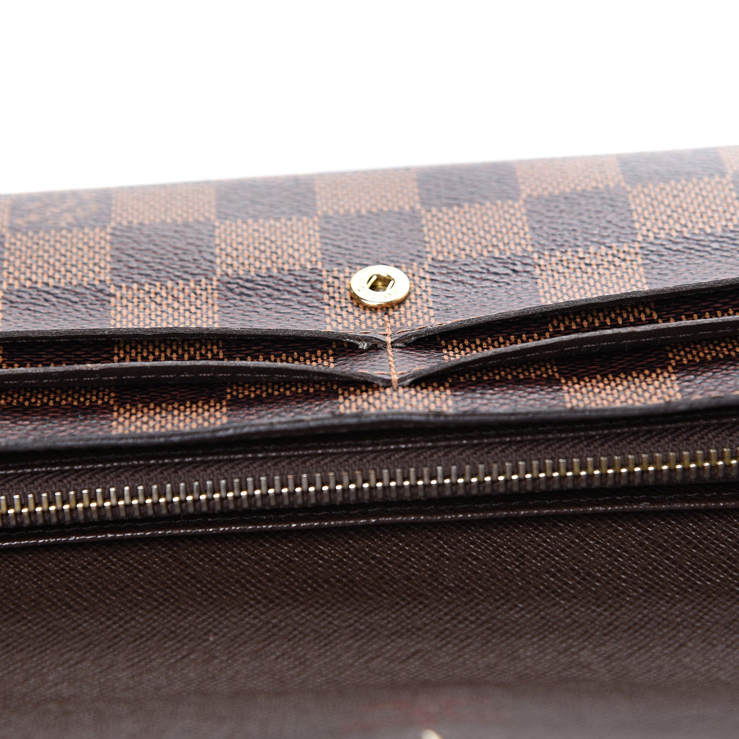 Louis Vuitton Damier Ebene Sarah Wallet 10 of 11