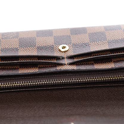 Louis Vuitton Damier Ebene Sarah Wallet 10 of 11