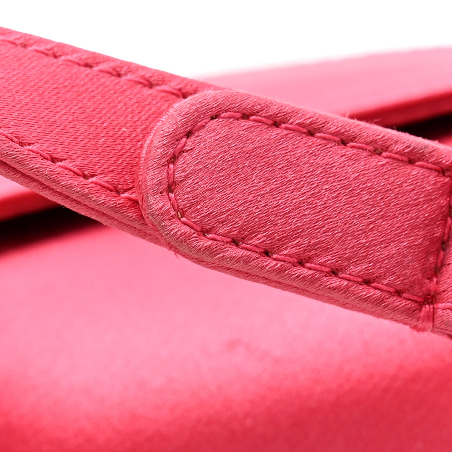 Satin Crystal Mini Saddle Bag Light Shock