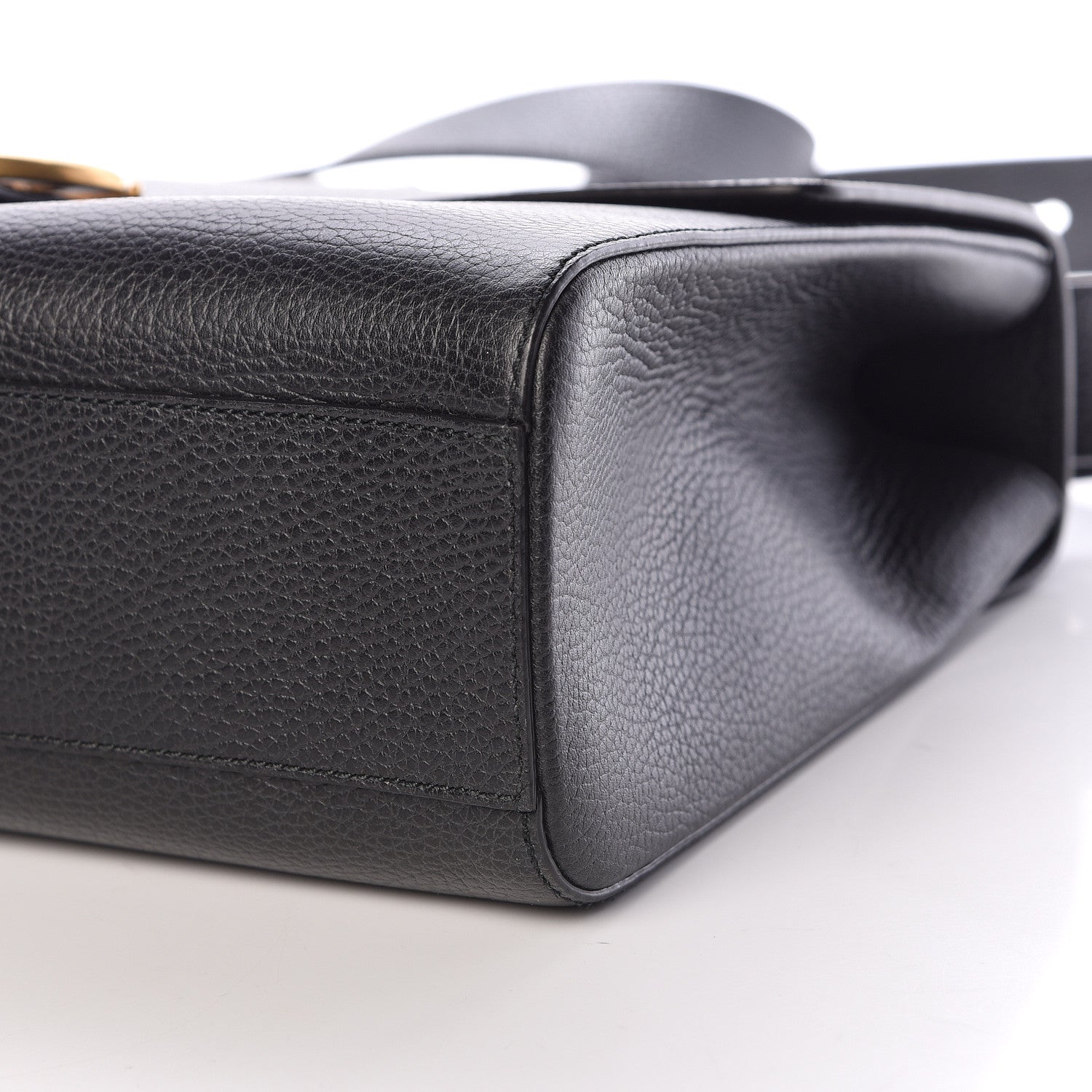 Gucci Calfskin GG Marmont Messenger Bag Black 6 of 10