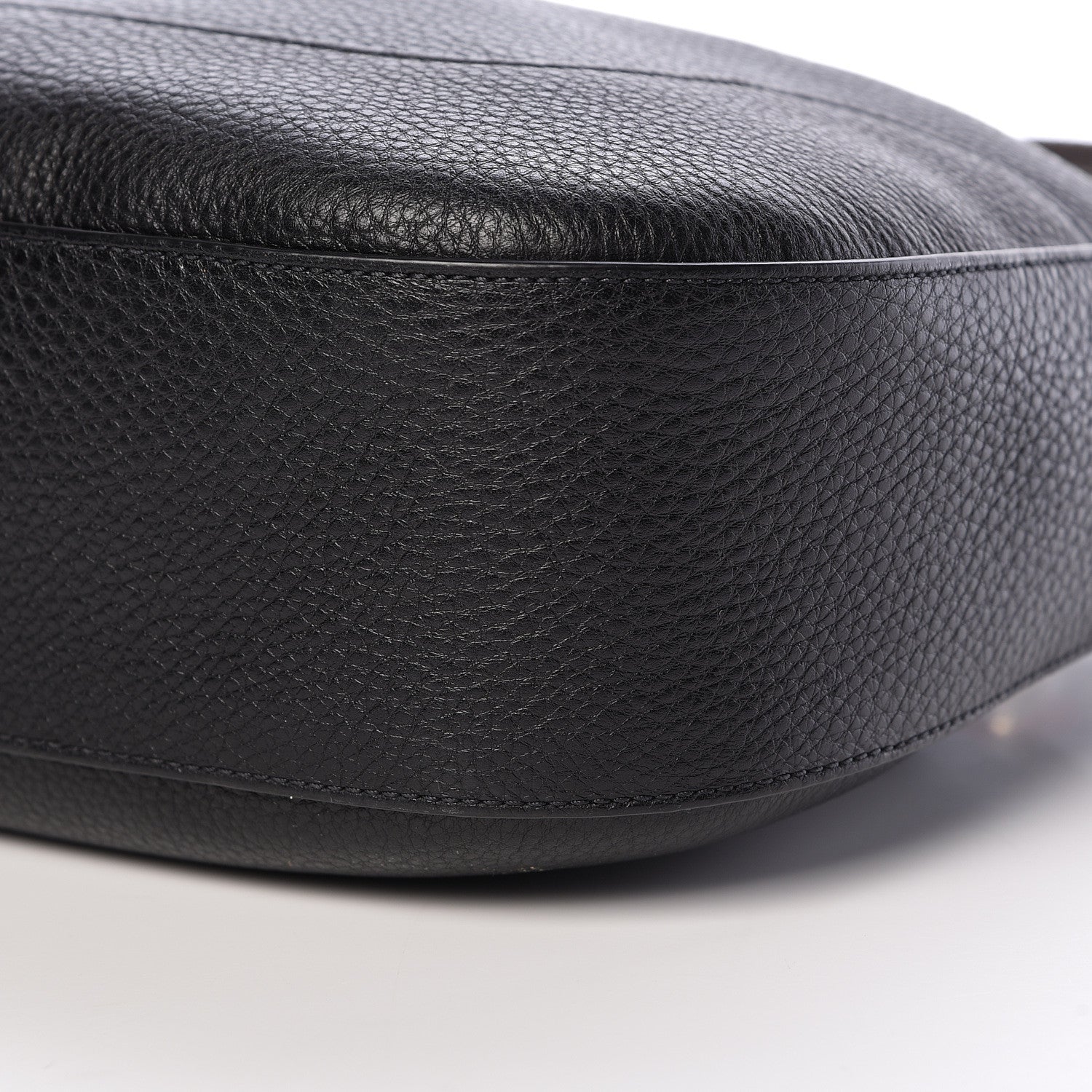 Prada Vitello Daino Zippered Messenger Hobo Black 10 of 10