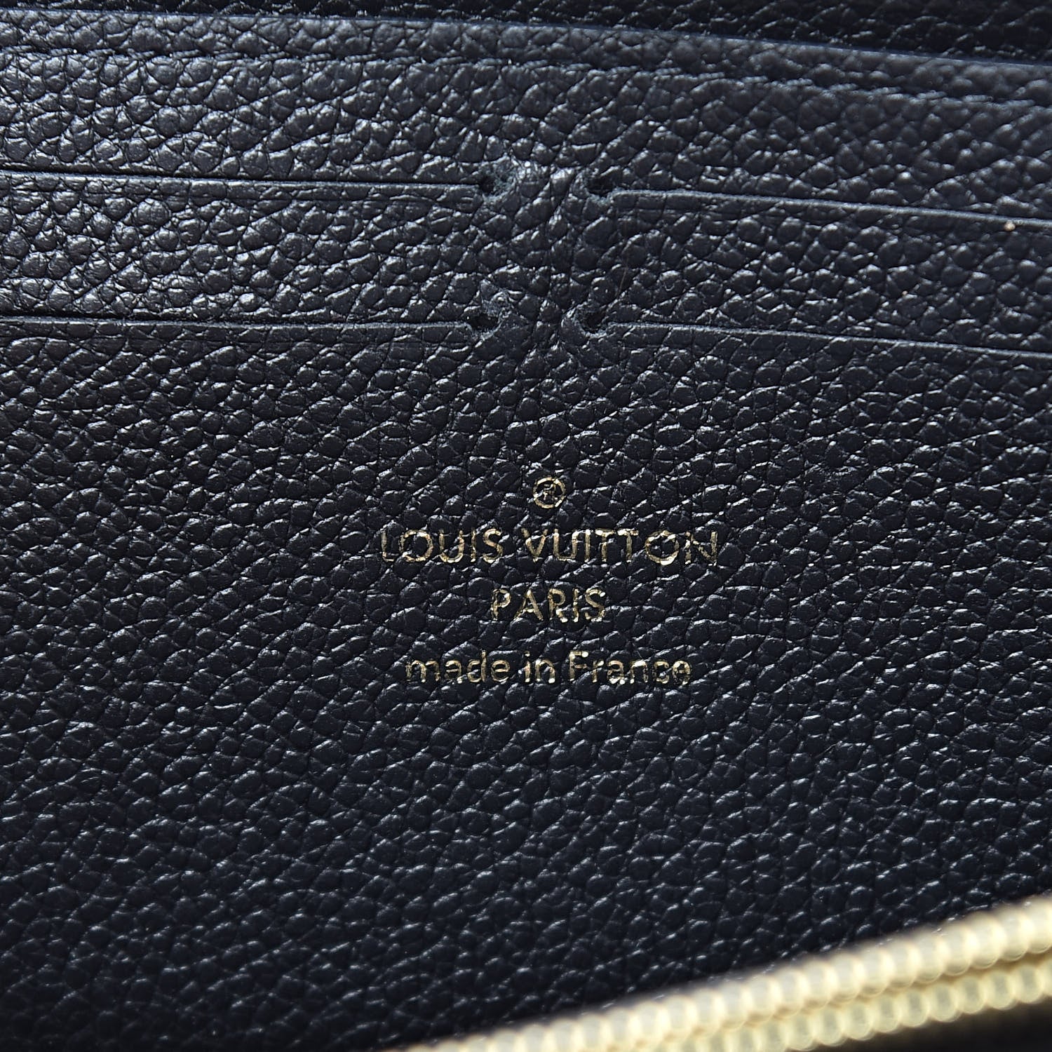 Louis Vuitton Empreinte Clemence Wallet Black 6 of 7