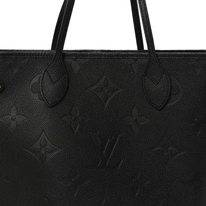 Louis Vuitton Empreinte Monogram Giant Neverfull MM Black 8 of 11