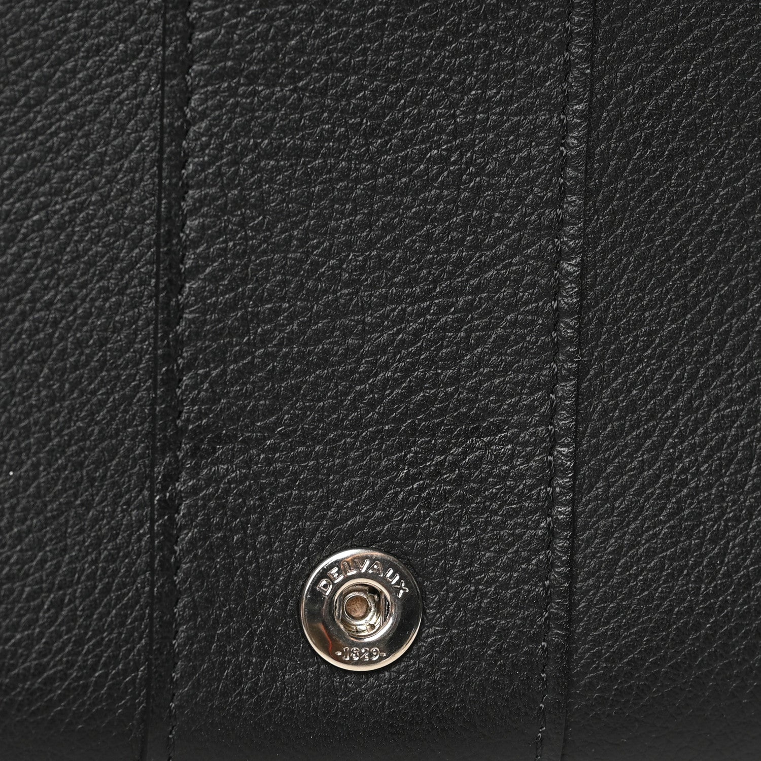 Delvaux Grained Calfskin Brillant PTF Long Wallet Black 7 of 7