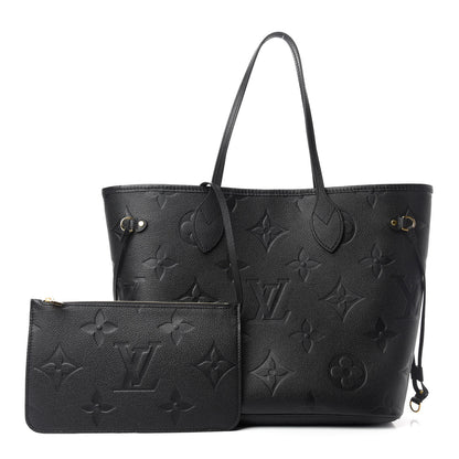 Louis Vuitton Empreinte Monogram Giant Neverfull MM Black 1 of 11