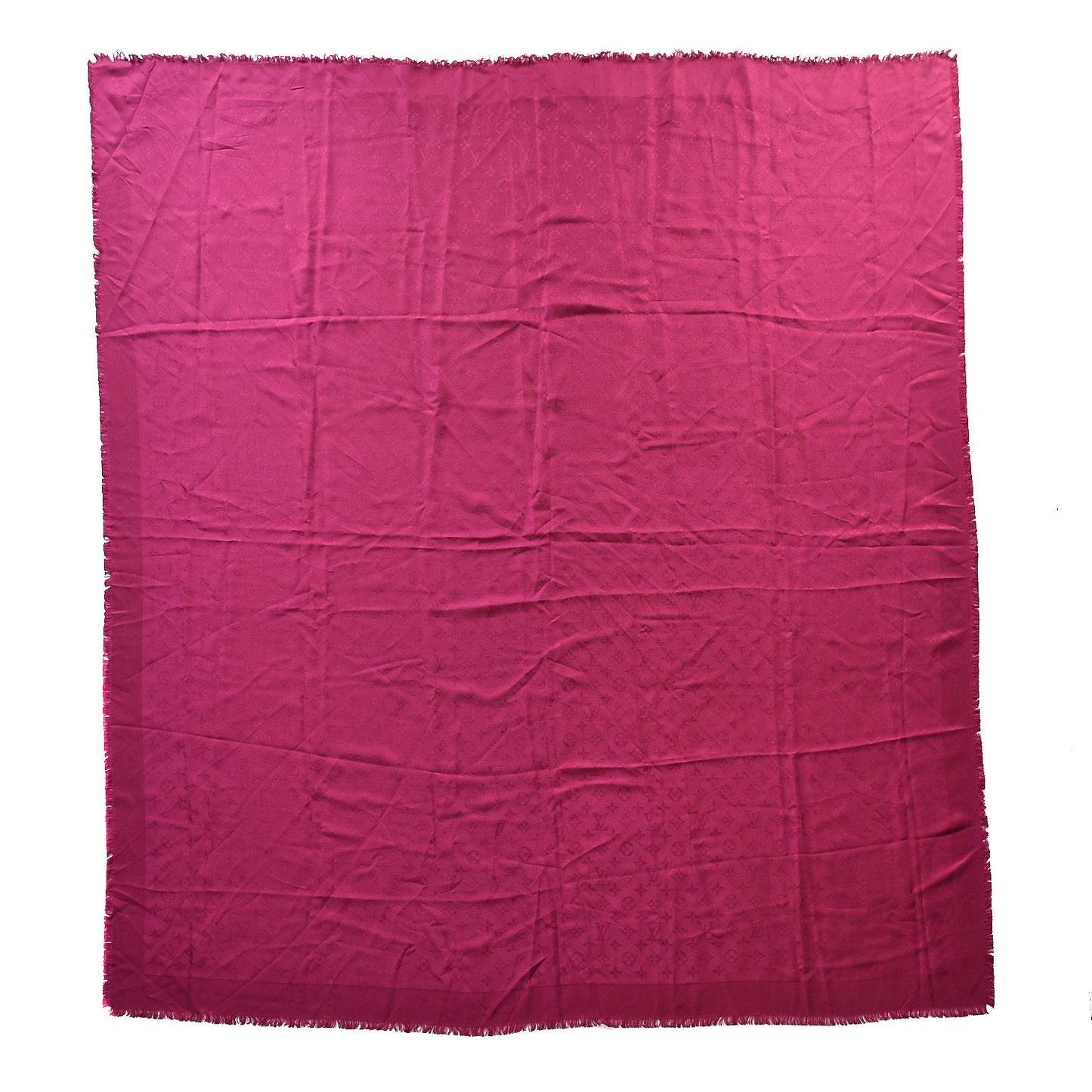 Silk Monogram Shawl