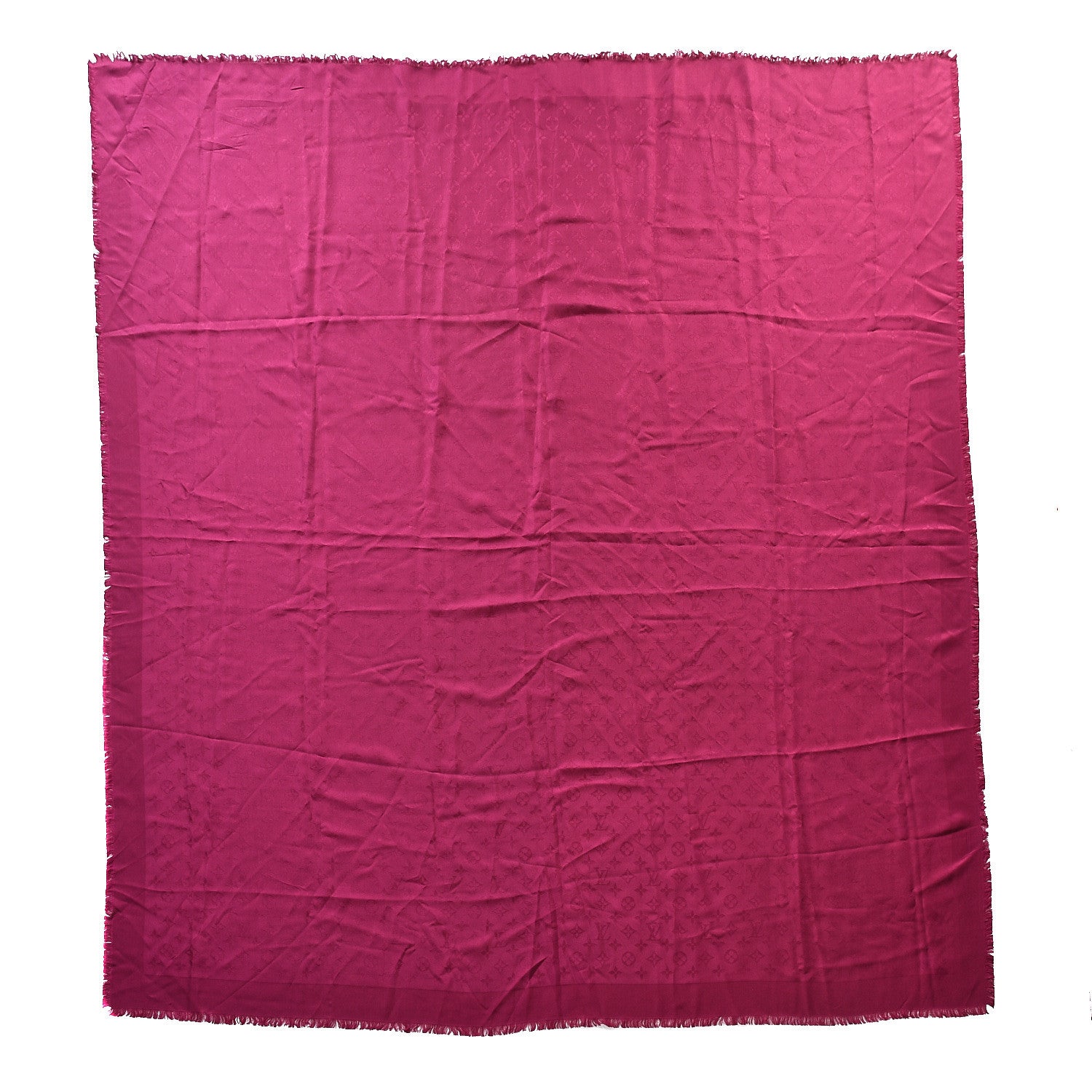 Louis Vuitton Silk Monogram Shawl 1 of 4