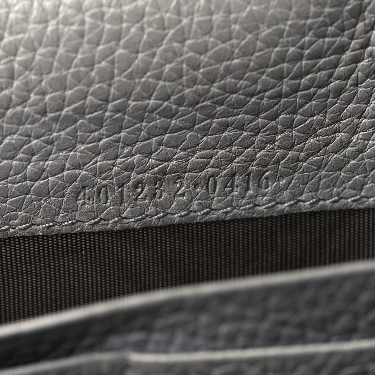 Gucci Cellarius Calfskin GG Marmont Chain Wallet Deep Grey 7 of 9