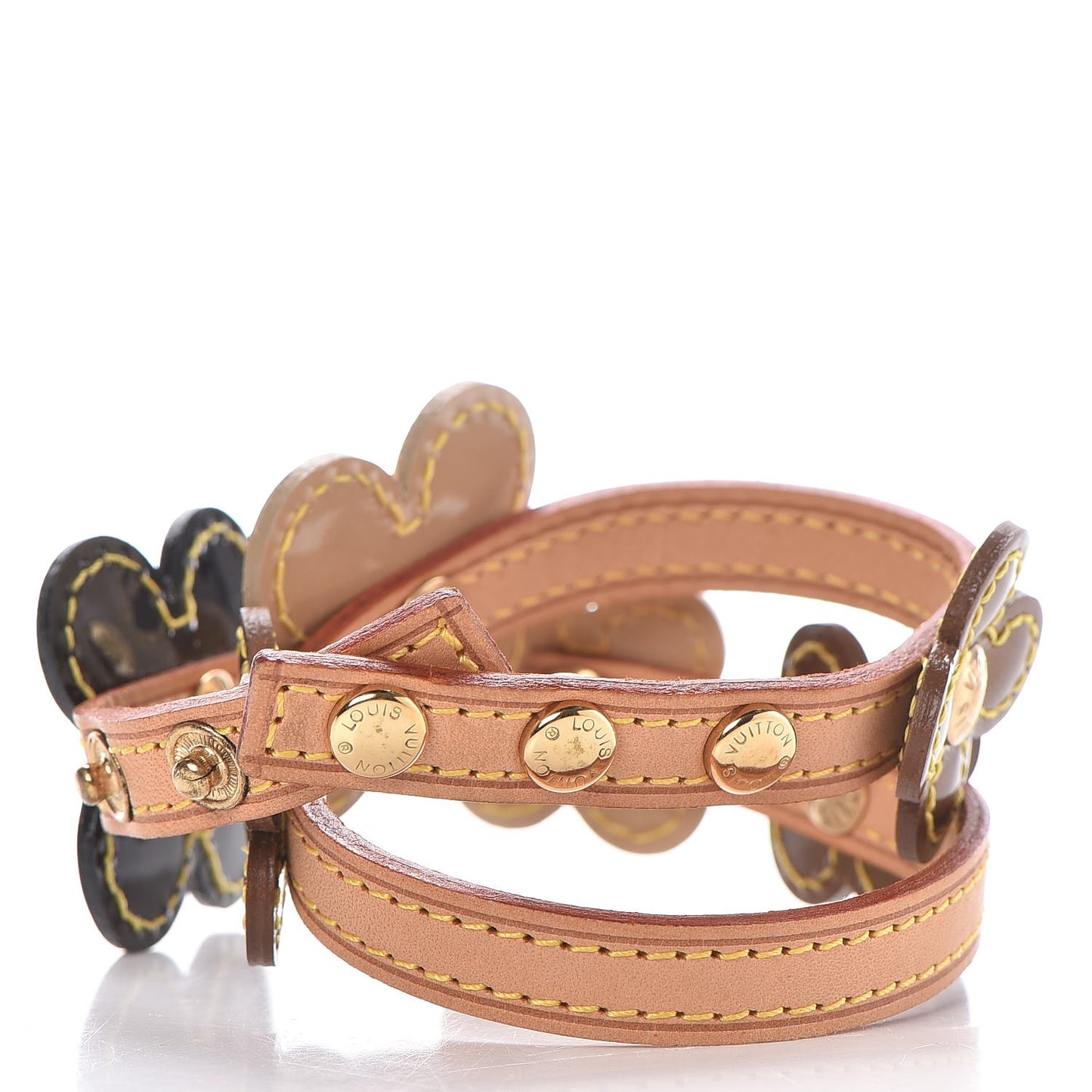 Patent Fleur Double Wrap Bracelet