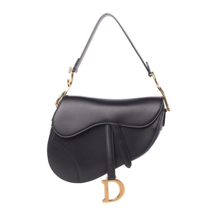 Christian Dior Calfskin Saddle Bag Black 1 of 10