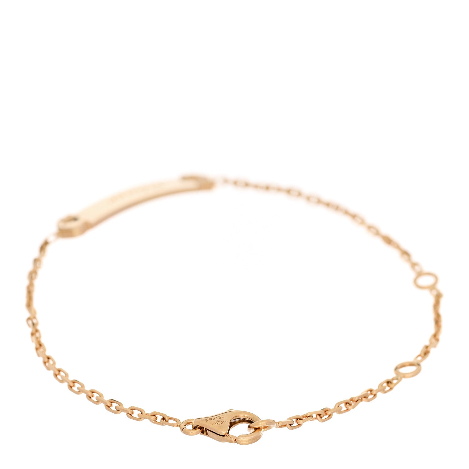 Cartier 18K Yellow Gold ID Chain Bracelet 2 of 6