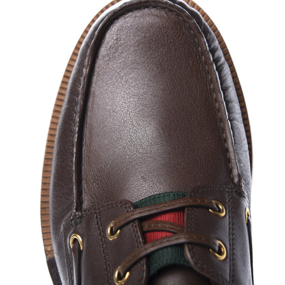 Gucci Delon Web Mens Loafer 8.5 Dark Cocoa 11 of 12