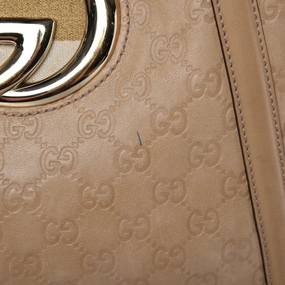 Gucci Guccissima Medium Britt Hobo Beige 9 of 22