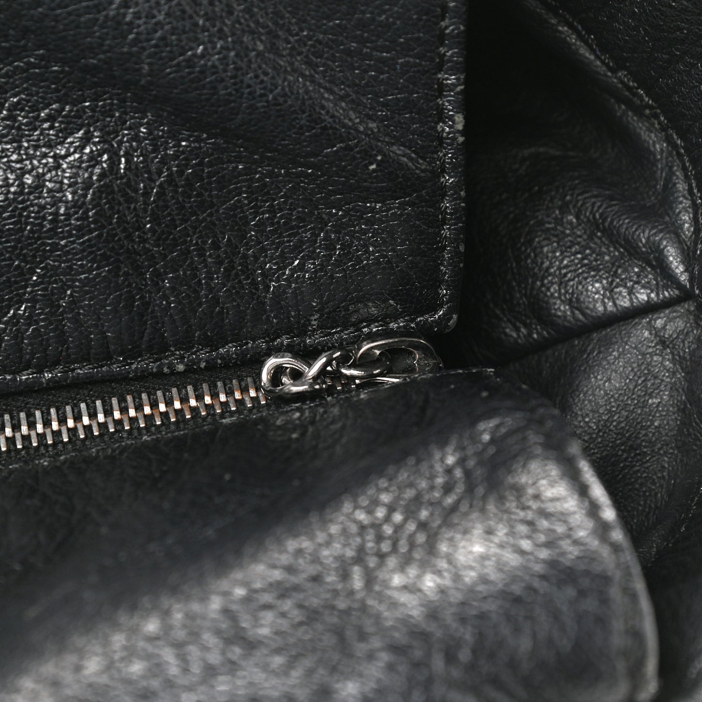 Deerskin Luxe Ligne Tote Black