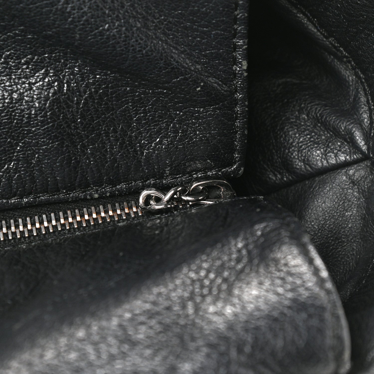 Chanel Deerskin Luxe Ligne Tote Black 9 of 10