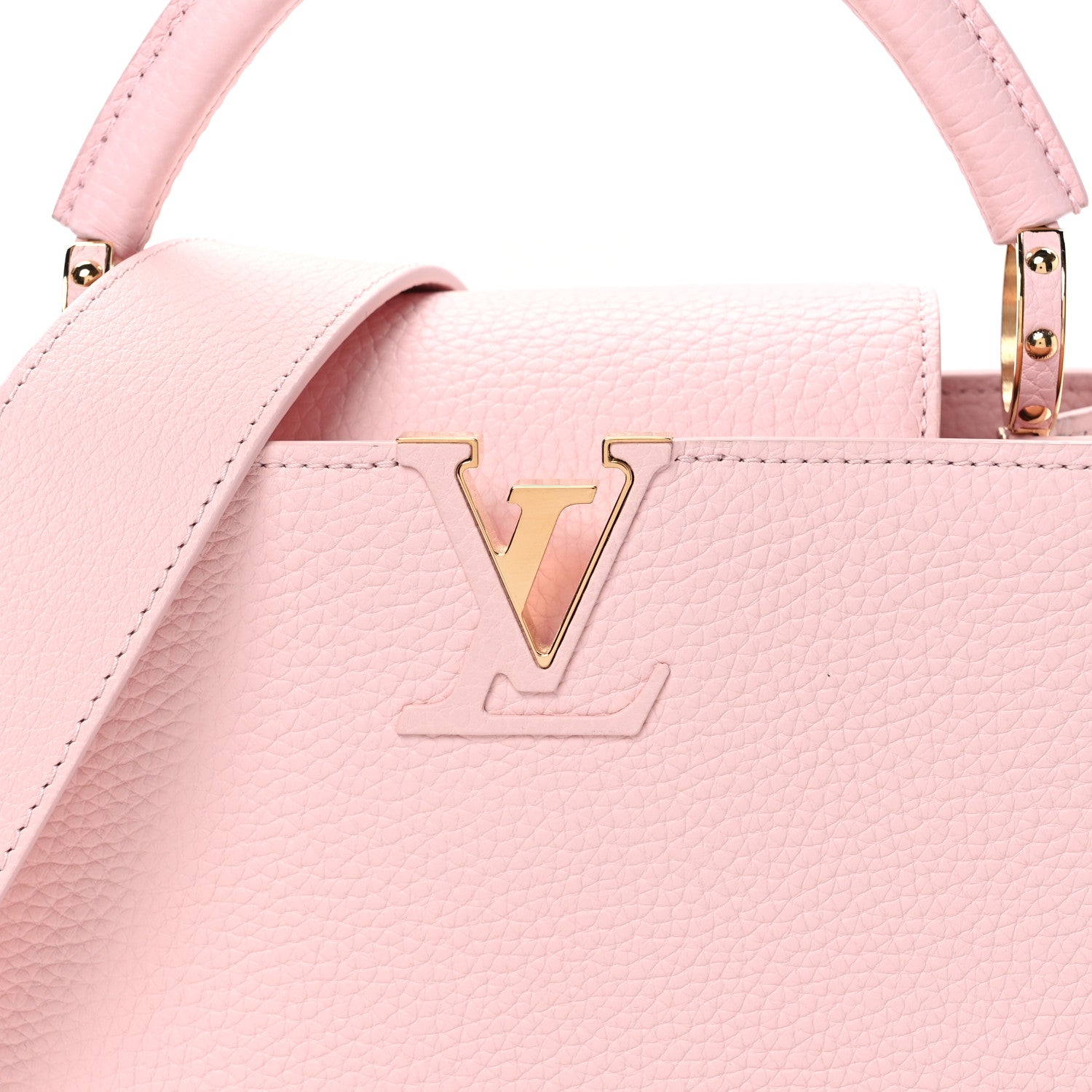 Louis Vuitton Taurillon Capucines BB Rose Jasmin 7 of 10