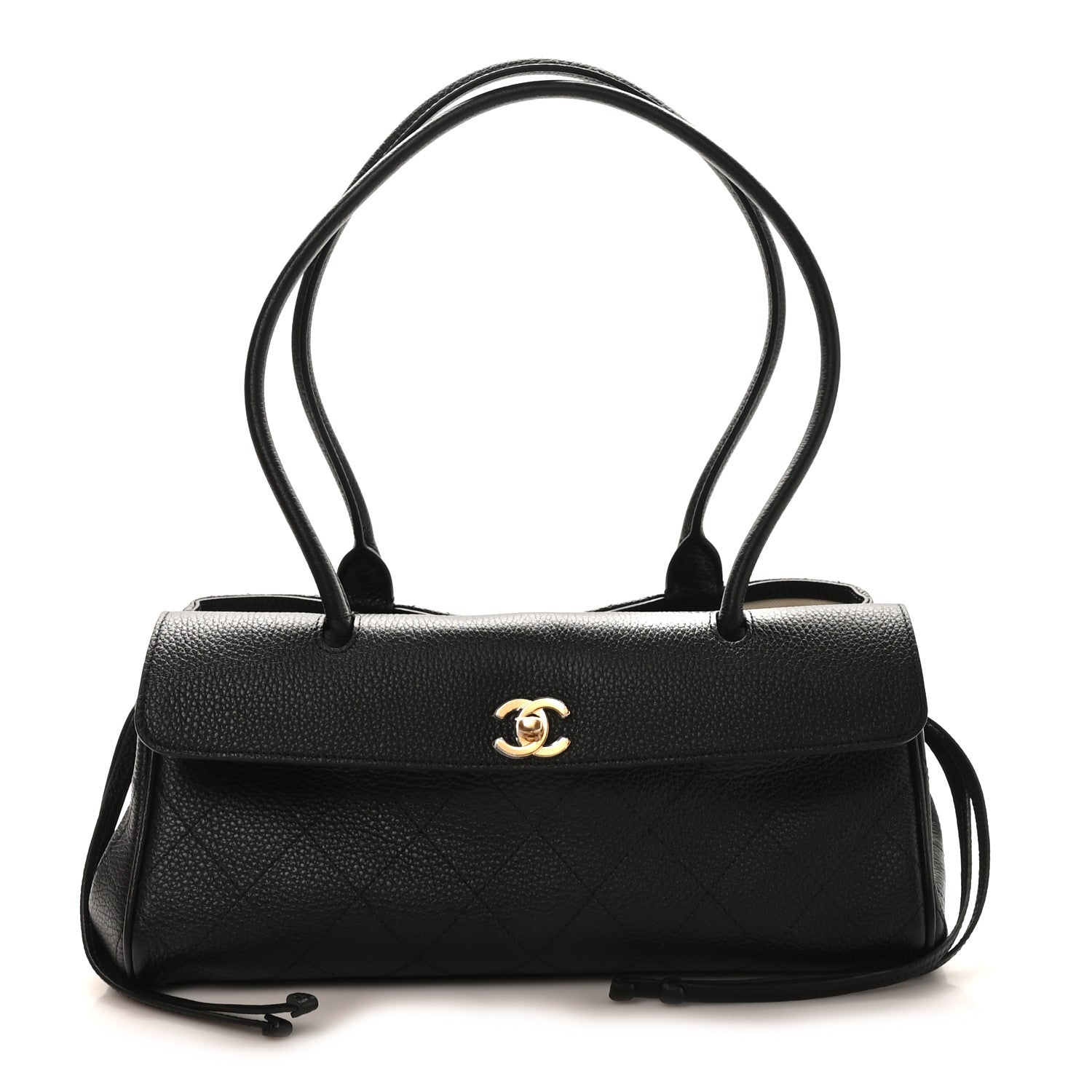Chanel Grained Calfskin Stitched Urban Essentials Small Shopping Bag Black 1 of 33