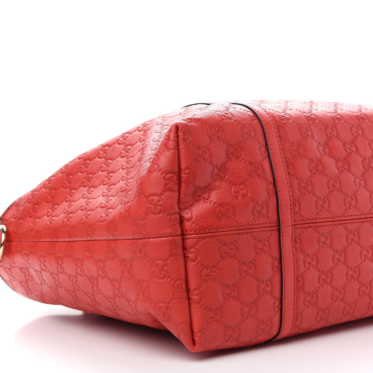 Gucci Guccissima Vitello Tender Large Joy Tote Sporting Red 8 of 10
