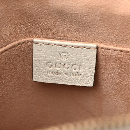 Gucci Textured Calfskin Web Small Ophidia Tote Bag Mystic White 6 of 11