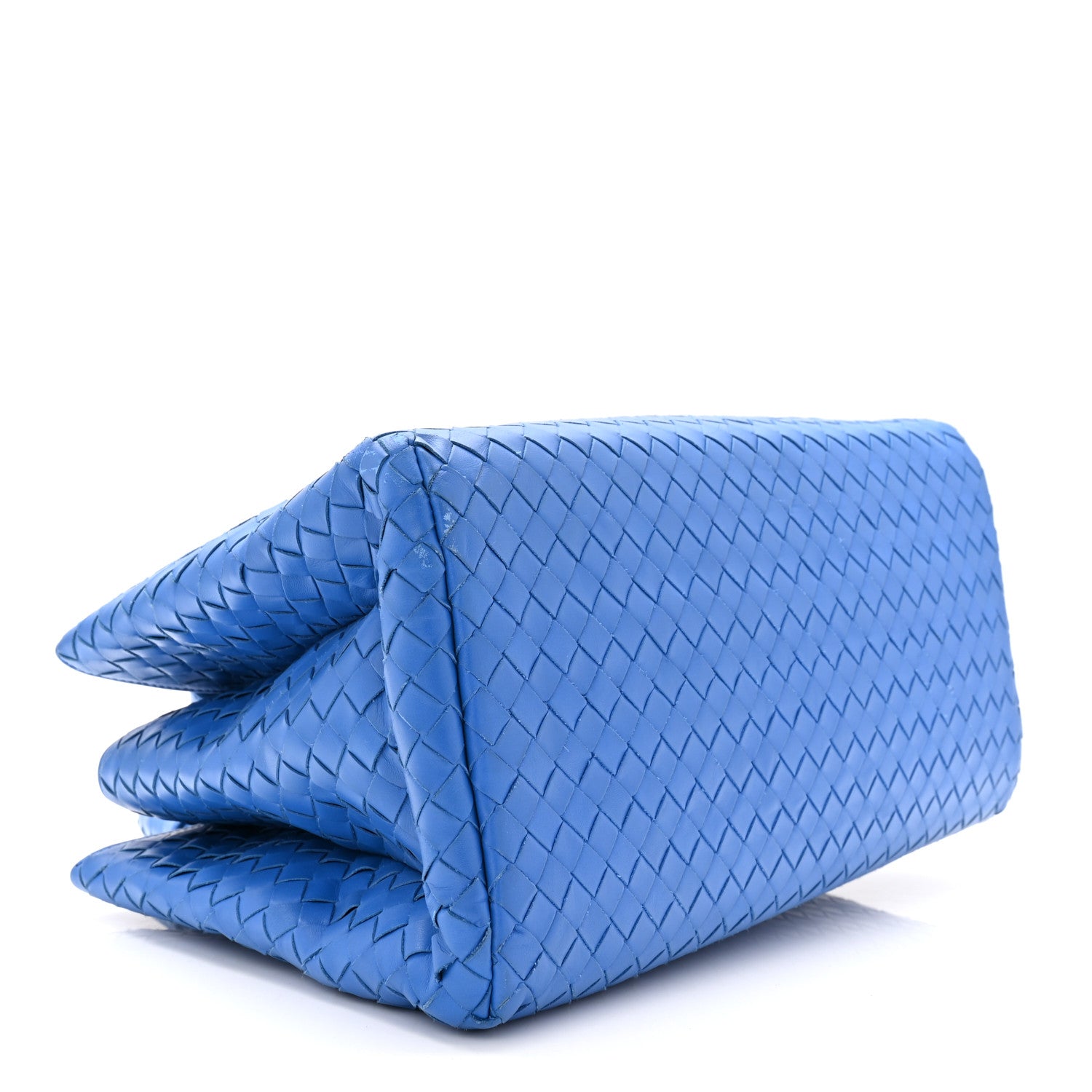 Bottega Veneta Light Calf Intrecciato Small Roma Signal Blue 4 of 10