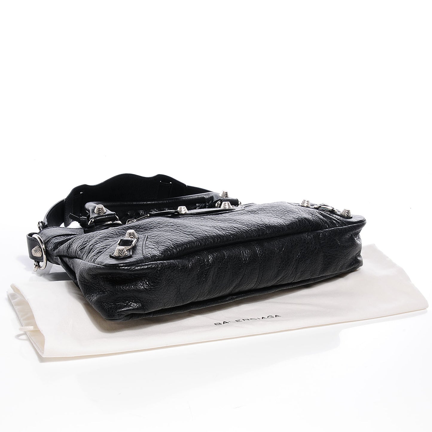 Agneau Giant 12 Silver Hardware First Black