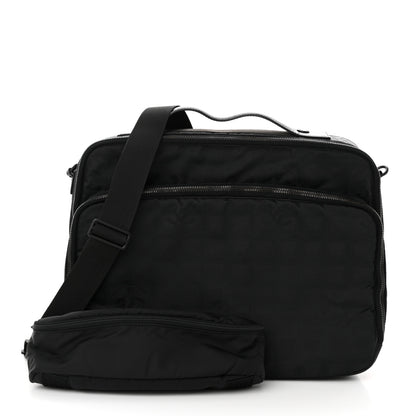 Chanel Nylon Travel Laptop Briefcase Black 3 of 17