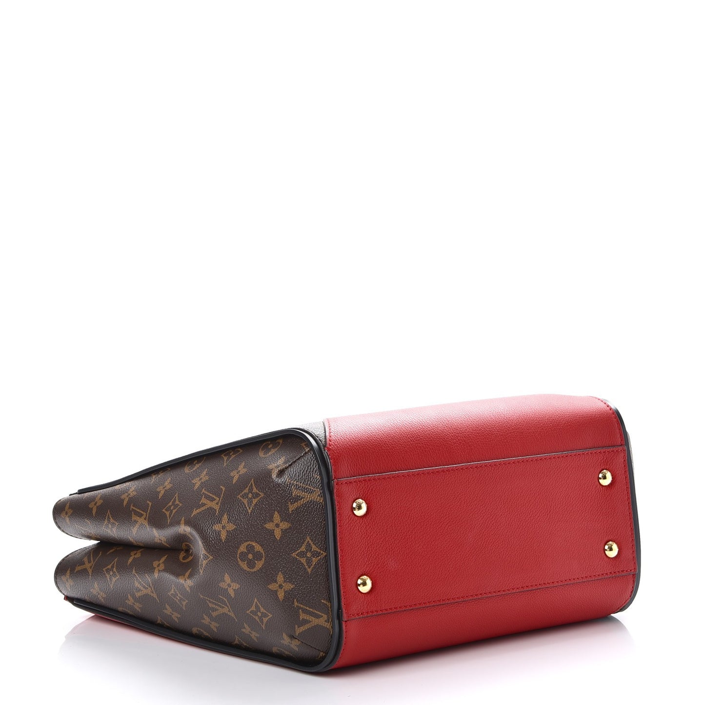 Calfskin Monogram Kimono Tote Cherry
