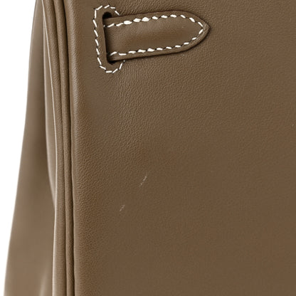 Hermes Swift Kelly Retourne 25 Etoupe 11 of 12