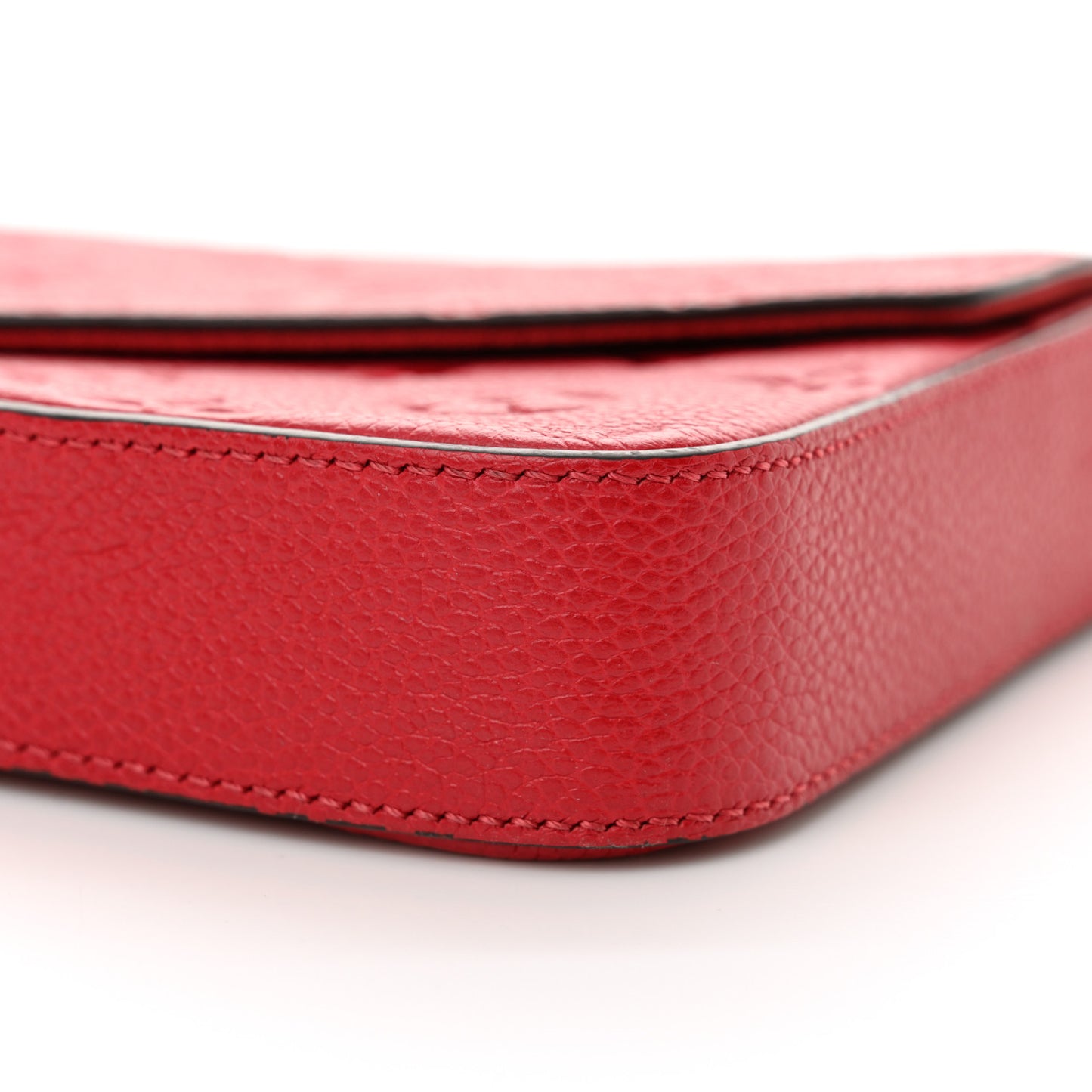 Empreinte Pochette Felicie Chain Wallet Scarlet