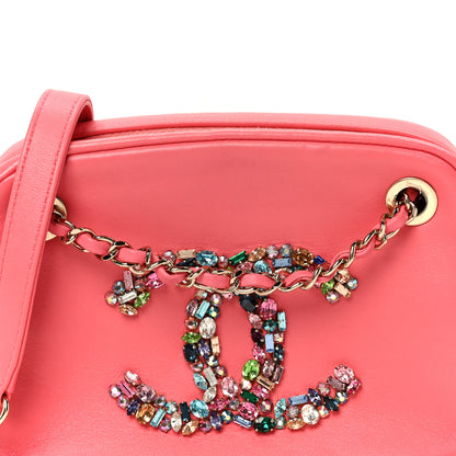 Chanel Lambskin Crystal Strass Mania Camera Case Pink 8 of 10