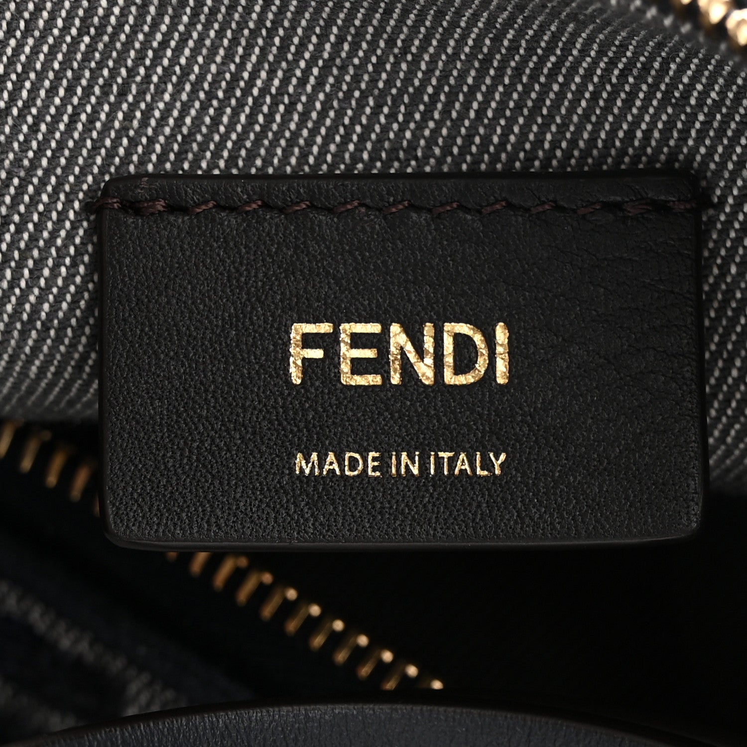 Fendi Chenille Vitello Grace FF 1974 Small Fendigraphy Hobo Bag Blue 6 of 11