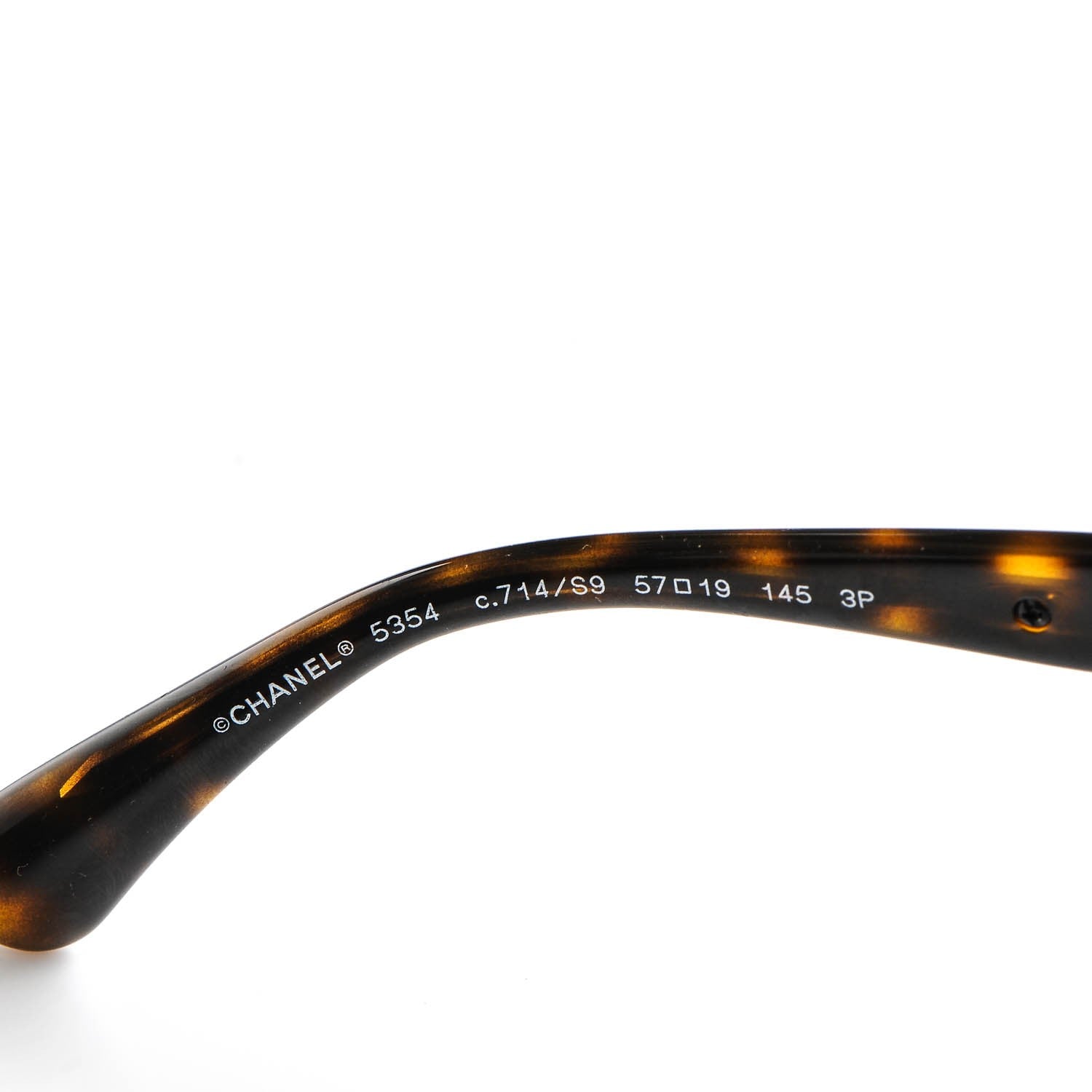 Chanel Bijou Cat Eye Sunglasses 5354 Tortoise 5 of 9