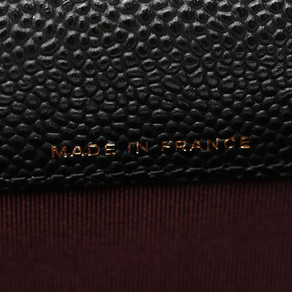 Chanel Caviar Quilted Flap Card Holder Wallet Black 8 of 9