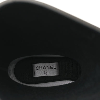 Chanel Caoutchouk CC High Boots 41 Khaki Black 7 of 8