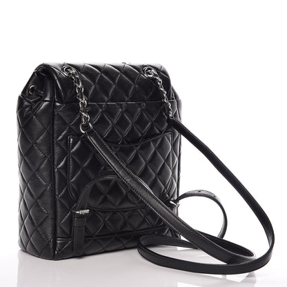 Chanel Lambskin Quilted Small Urban Spirit Backpack Black 4 of 10