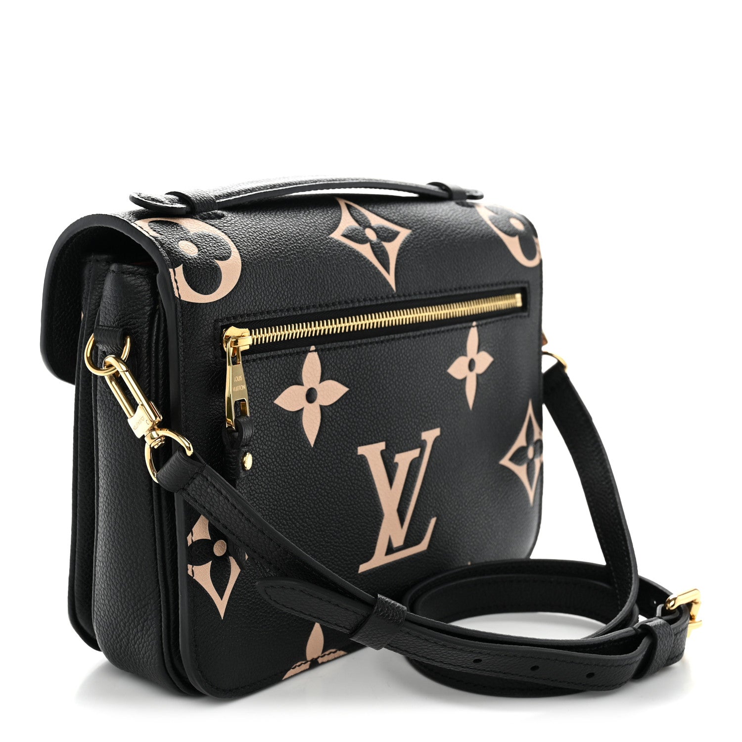 Louis Vuitton Empreinte Monogram Giant Pochette Metis Black Beige 3 of 9
