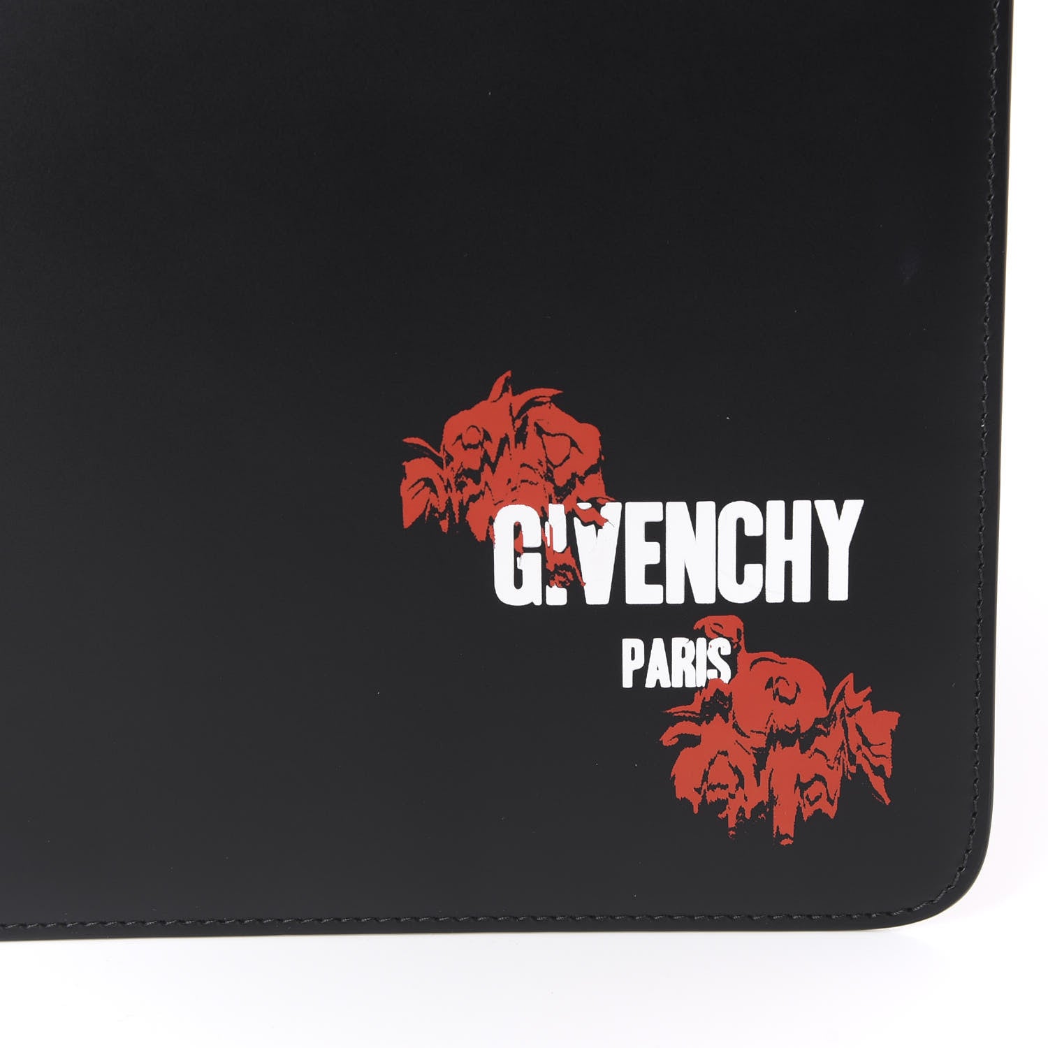 Givenchy Calfskin Large Logo Pouch Black 8 of 8