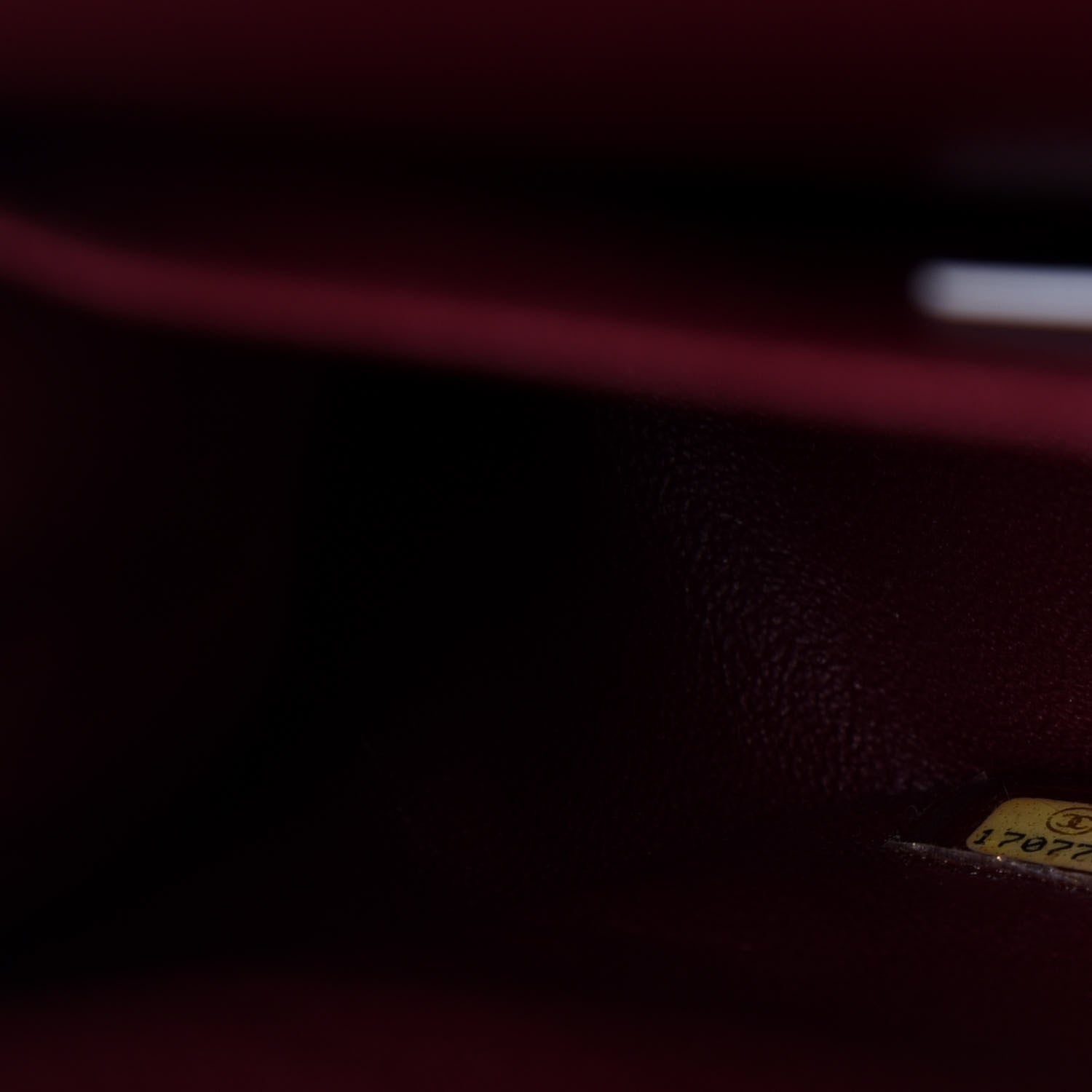 Chanel Striated Patent Quilted Jumbo Double Flap Burgundy 7 of 10
