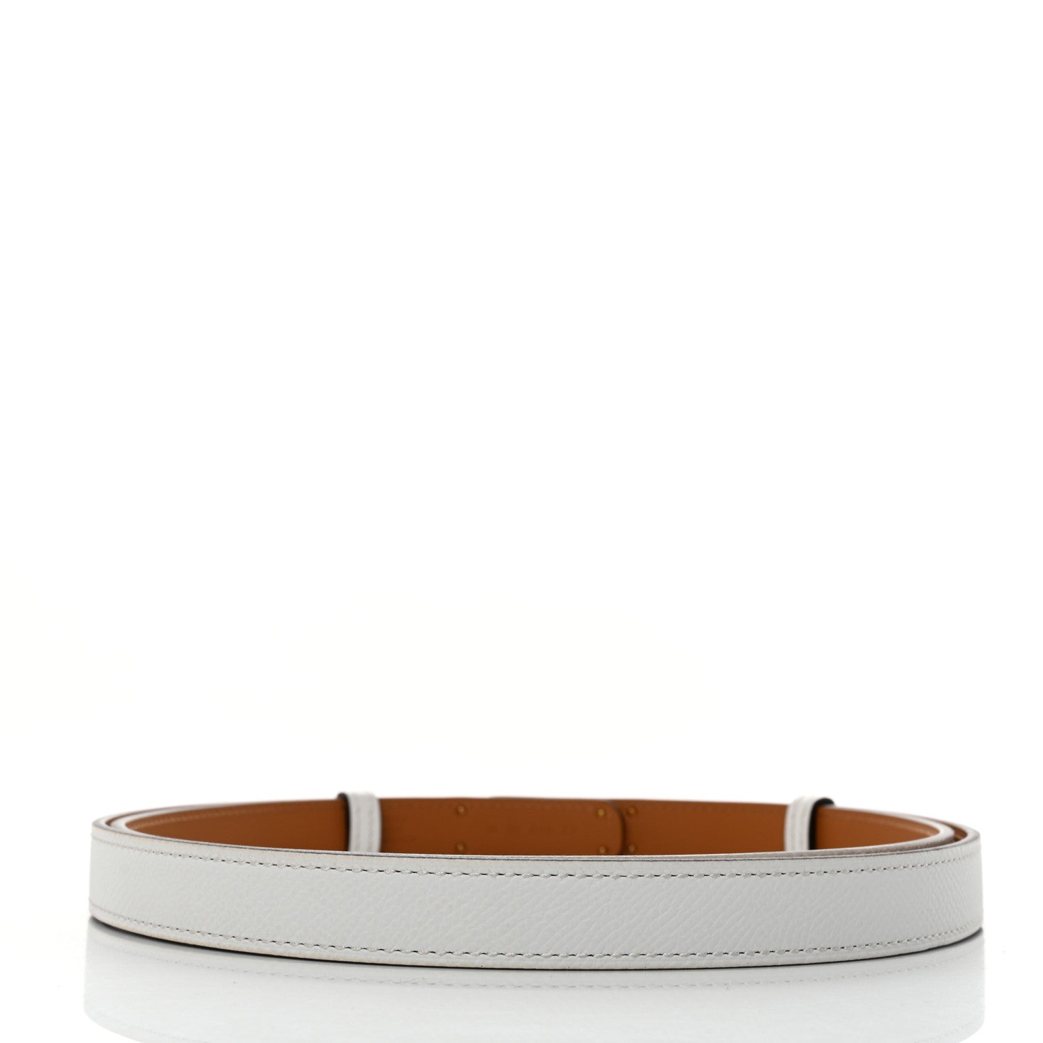 Hermes Epsom Kelly Belt White 2 of 5