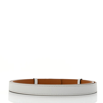 Hermes Epsom Kelly Belt White 2 of 5