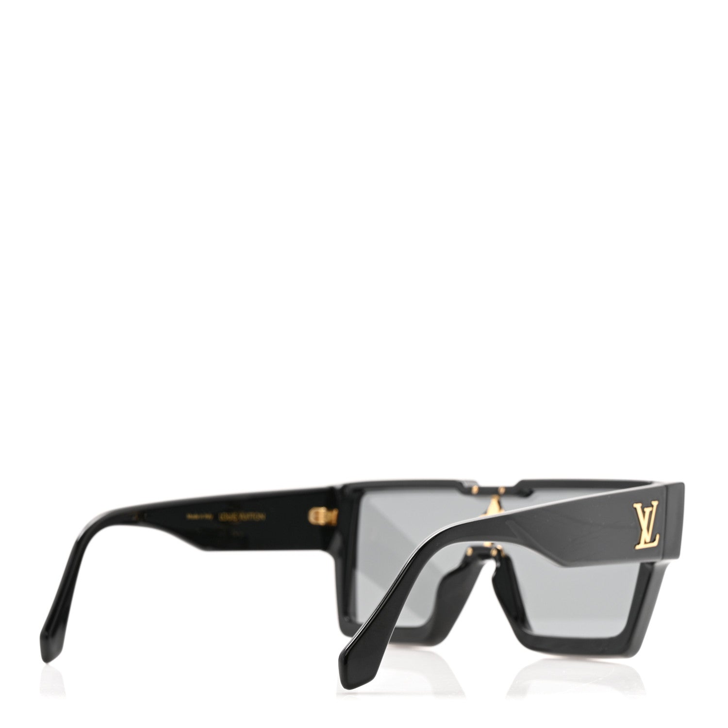 Louis Vuitton Acetate Swarovski Crystal Cyclone Sunglasses Z1578E Black 4 of 8