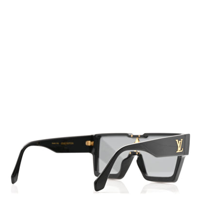 Louis Vuitton Acetate Swarovski Crystal Cyclone Sunglasses Z1578E Black 4 of 8